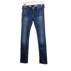 Pilcro & the Letterpress - "parallel" Blue Denim Jeans Size 27
